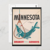 Minnesota Postkarte (Vorne/Hinten)