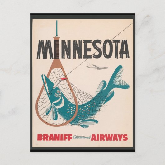 Minnesota Postkarte (Vorderseite)