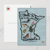 Minnesota Postkarte (Vorne/Hinten)