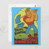 MINNESOTA POSTKARTE (Vorne/Hinten)