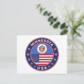 Minnesota Postkarte (Stehend Vorderseite)