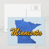 Minnesota Postkarte (Vorne/Hinten)