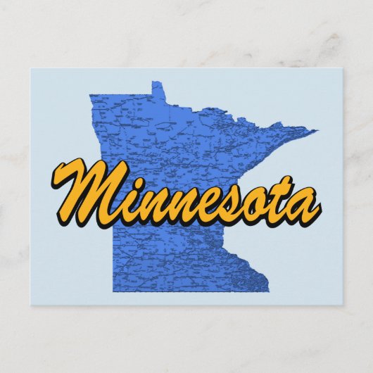 Minnesota Postkarte (Vorderseite)
