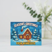 MINNESOTA POSTKARTE (Stehend Vorderseite)