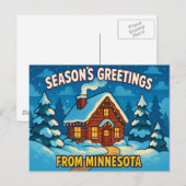 MINNESOTA POSTKARTE (Vorne/Hinten)