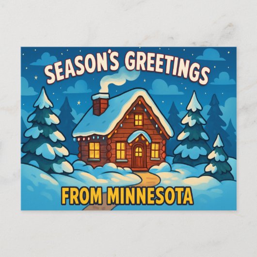 MINNESOTA POSTKARTE (Vorderseite)