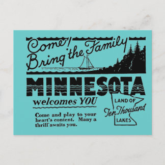 Minnesota-Postkarte Postkarte