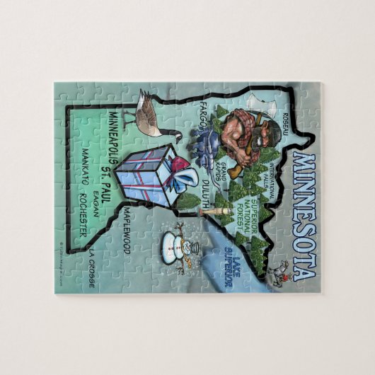 Minnesota-Puzzlespiel Puzzle (Horizontal)
