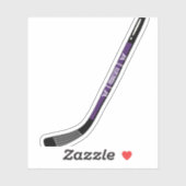 Minnesota PWHL Frauenhockeyschläger Aufkleber (Blatt)