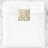 Minnesota Quadratischer Aufkleber (Tasche)