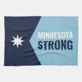 Minnesota Rebel New State Flag Geschirrtuch (Horizontal)