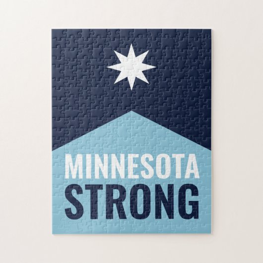 Minnesota Rebel New State Flag Puzzle (Vertikal)