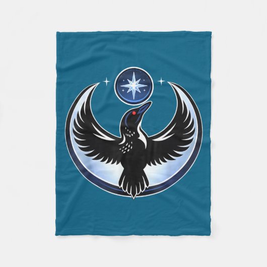 Minnesota Rebel State Flag 5 Illustration Fleecedecke (Vorderseite)