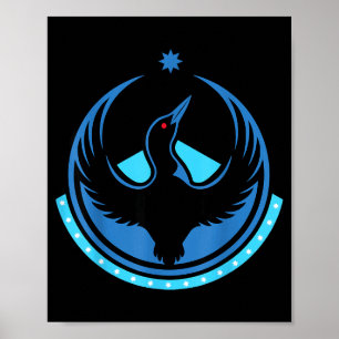 Minnesota-Rebell-Loon Neue Mn-Illustration Poster