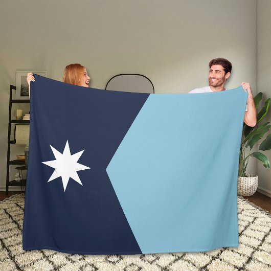 Minnesota-Rebell neue Staatsflagge Fleecedecke
