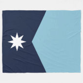 Minnesota-Rebell neue Staatsflagge Fleecedecke (Vorderseite (Horizontal))