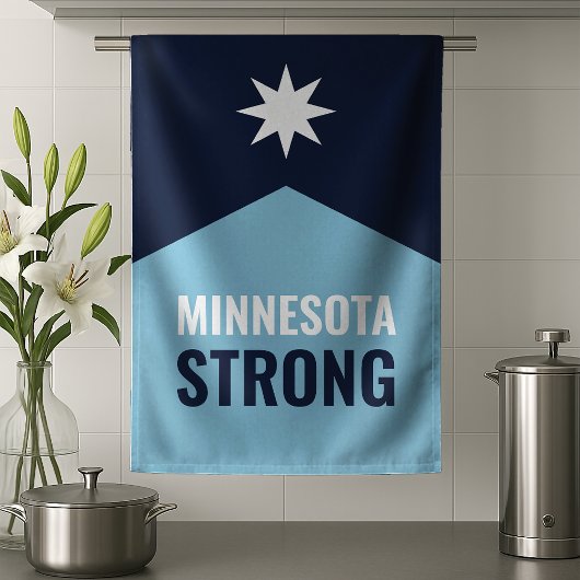 Minnesota-Rebell Neue Staatsflagge Geschirrtuch