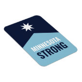 Minnesota-Rebell Neue Staatsflagge Magnet (Rechte Seite)