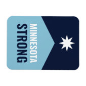 Minnesota-Rebell Neue Staatsflagge Magnet (Horizontal)