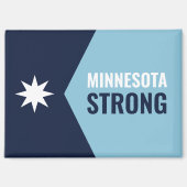 Minnesota-Rebell Neue Staatsflagge Magnet (Vorderseite)