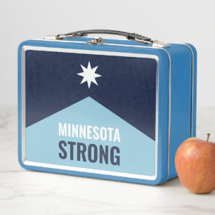 Minnesota-Rebell Neue Staatsflagge Metall Brotdose