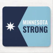 Minnesota-Rebell neue Staatsflagge Mousepad (Vorne)