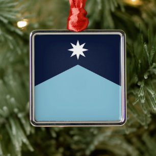 Minnesota-Rebell Neue Staatsflagge Ornament Aus Metall