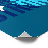 Minnesota-Rebell neue Staatsflagge Poster (Ecke)