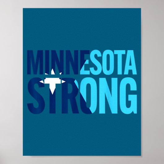 Minnesota-Rebell neue Staatsflagge Poster (Vorne)