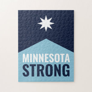 Minnesota-Rebell Neue Staatsflagge Puzzle