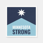 Minnesota-Rebell Neue Staatsflagge Serviette (Vorderseite)
