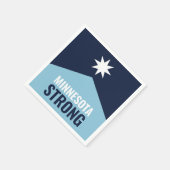 Minnesota-Rebell Neue Staatsflagge Serviette (Ecke)