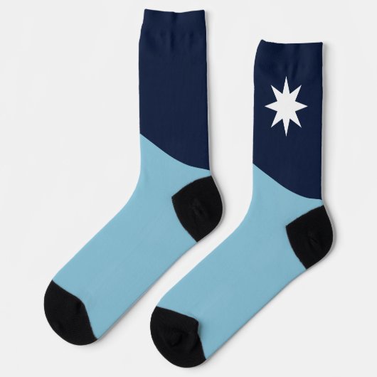 Minnesota-Rebell Neue Staatsflagge Socken (Linkes Detail)