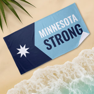 Minnesota-Rebell neue Staatsflagge Strandtuch