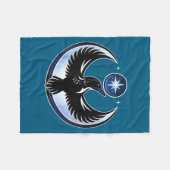 Minnesota-Rebellenstaatsflagge 5 Illustration Fleecedecke (Vorderseite (Horizontal))