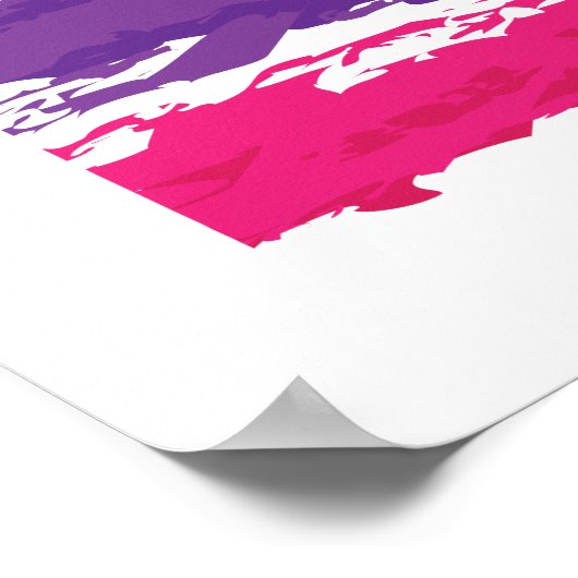 Minnesota Regenbogenstroche Poster (Ecke)