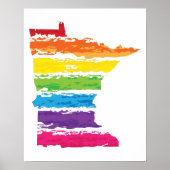 Minnesota Regenbogenstroche Poster (Vorne)