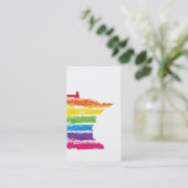 Minnesota Regenbogenstroche Visitenkarte (Stehend Vorderseite)