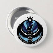 Minnesota Resistance Loon Design button (Vorne & Hinten)