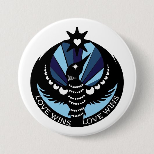 Minnesota Resistance Loon Design button (Vorderseite)