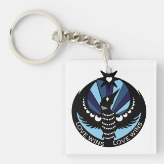 Minnesota Resistance-Tauchervogel-Designknopf Schlüsselanhänger