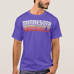 Minnesota Retro-Stil Vintage 70er 80er 90er Heim G T-Shirt