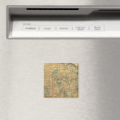 Minnesota Road Map Magnet (In Situ (Geschirrspüler))