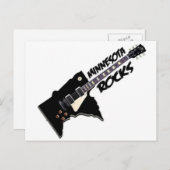 Minnesota Rocks! Postkarte (Vorne/Hinten)