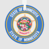 Minnesota Round Emblem Ornament (Rückseite)