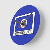 Minnesota Runde Wanduhr (Winkel)