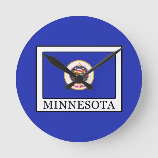 Minnesota Runde Wanduhr (Vorderseite)