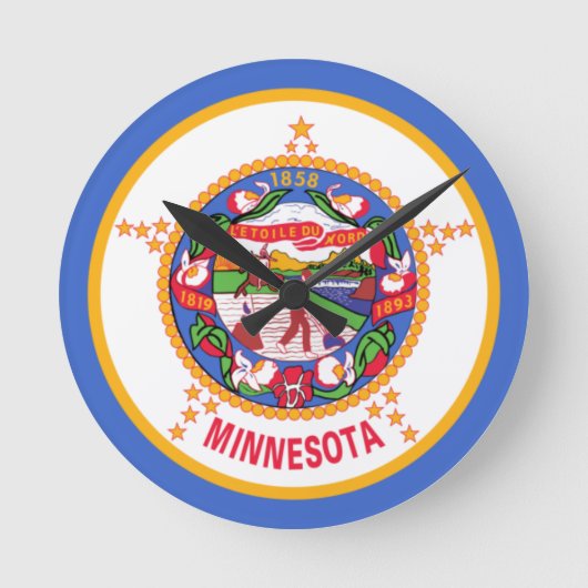 MINNESOTA RUNDE WANDUHR (Vorderseite)