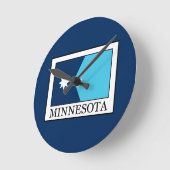 Minnesota Runde Wanduhr (Winkel)