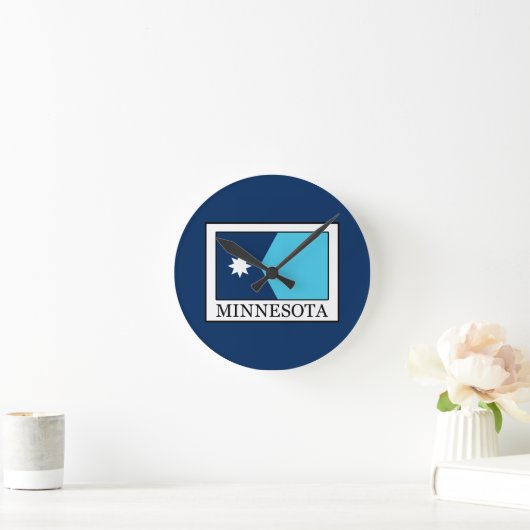 Minnesota Runde Wanduhr (Zuhause)
